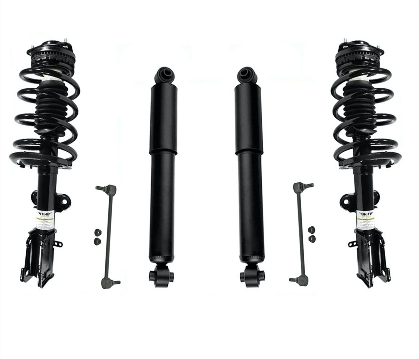 Front Complete Struts Rear Shocks and Links for Dodge Grand Caravan 08-19