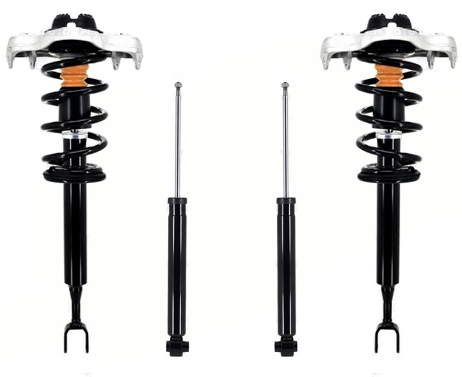 Front Complete Struts & Rear Shocks For Audi A4 4 Door Sedan & Wagon 2005-2008