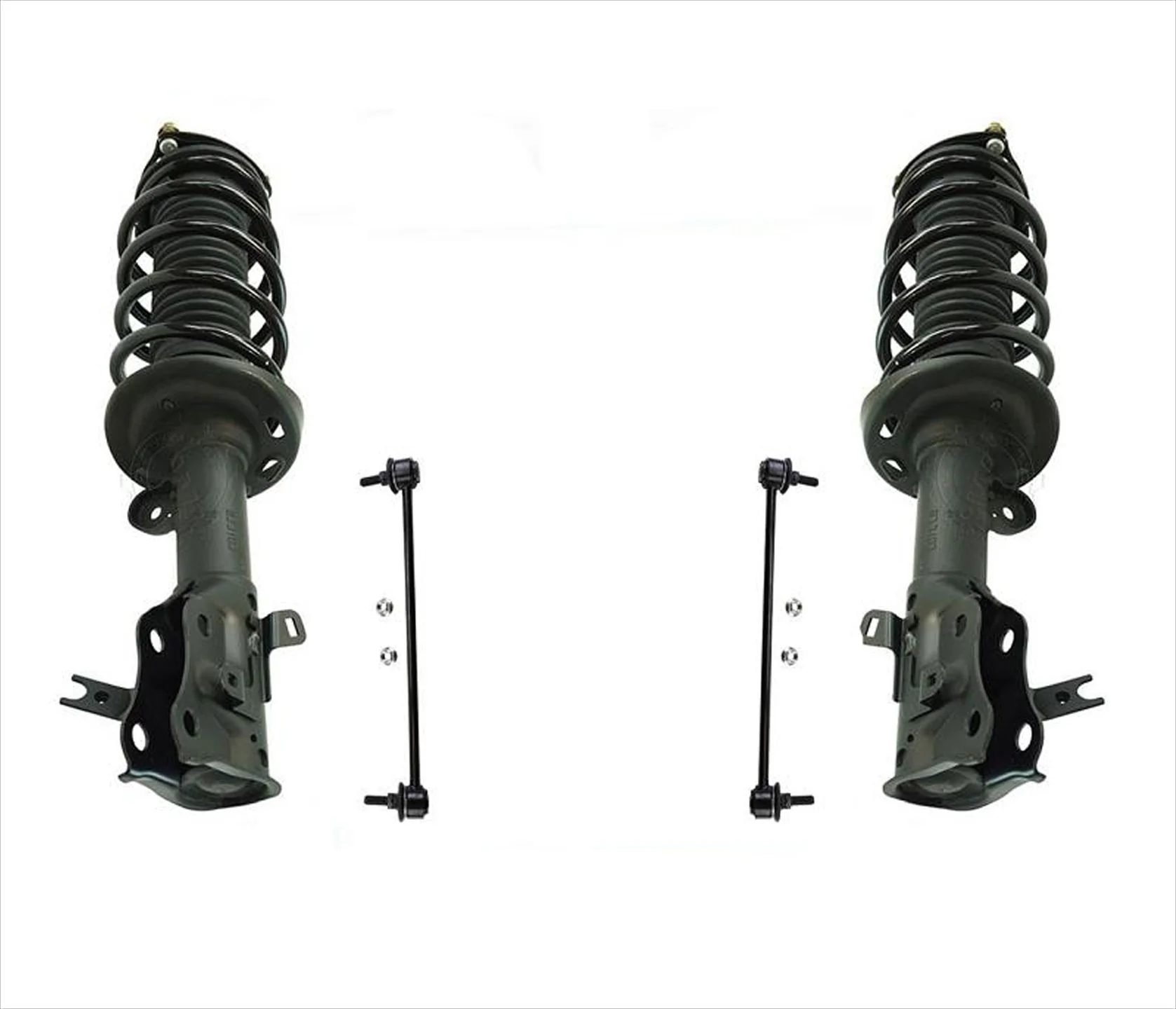Front Complete Struts & Sway Bar Links For Honda Civic 2012-2015 2 Door Coupe