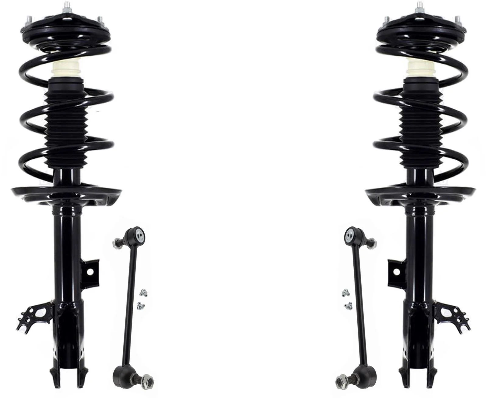 Front Complete Struts & Sway Bar Links For Toyota Highlander 2020-2022 AWD