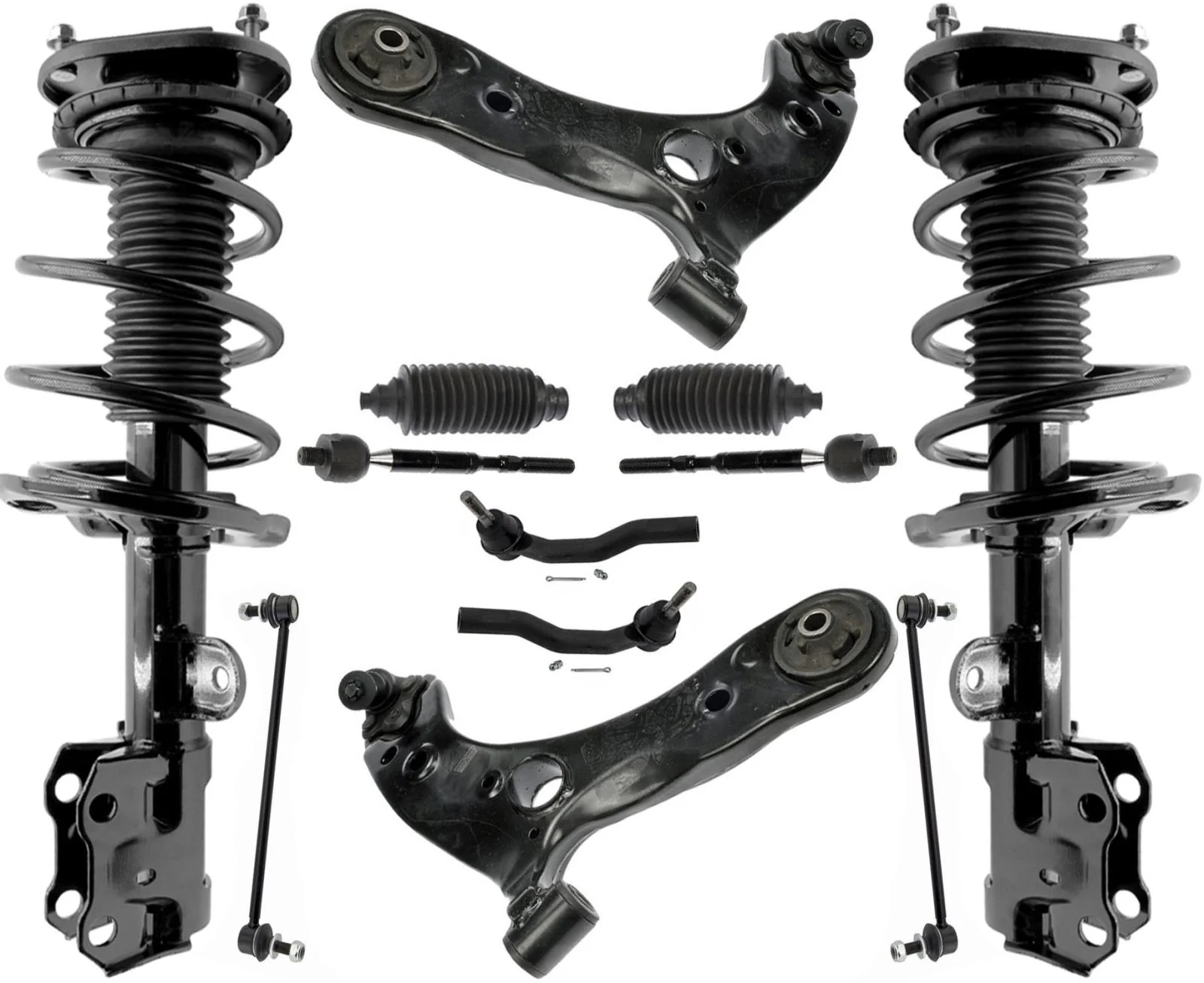 Front Complete Struts W/ Coil Spring Assembly For Lexus CT200H 2014-2017