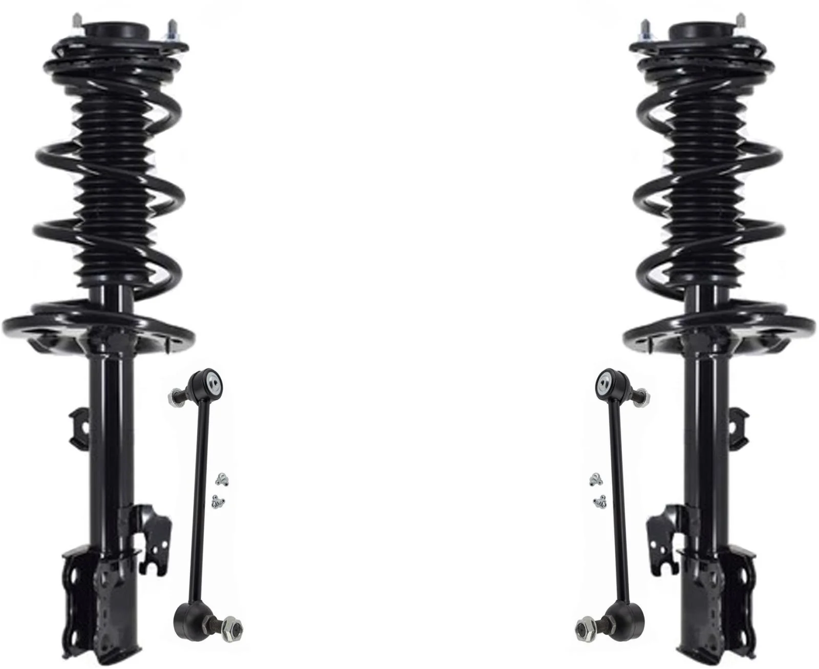 Front Complete Struts W/ Coil Spring Assembly & Links For Lexus RX450H 16-2020