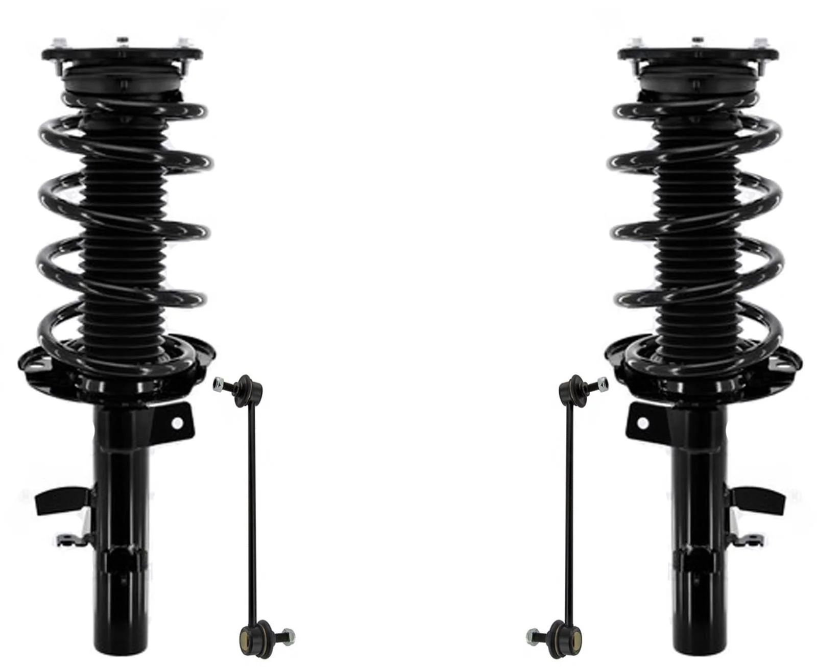 Front Complete Struts W/ Coil Spring & Links For Ford Transit Connect 2014-2022