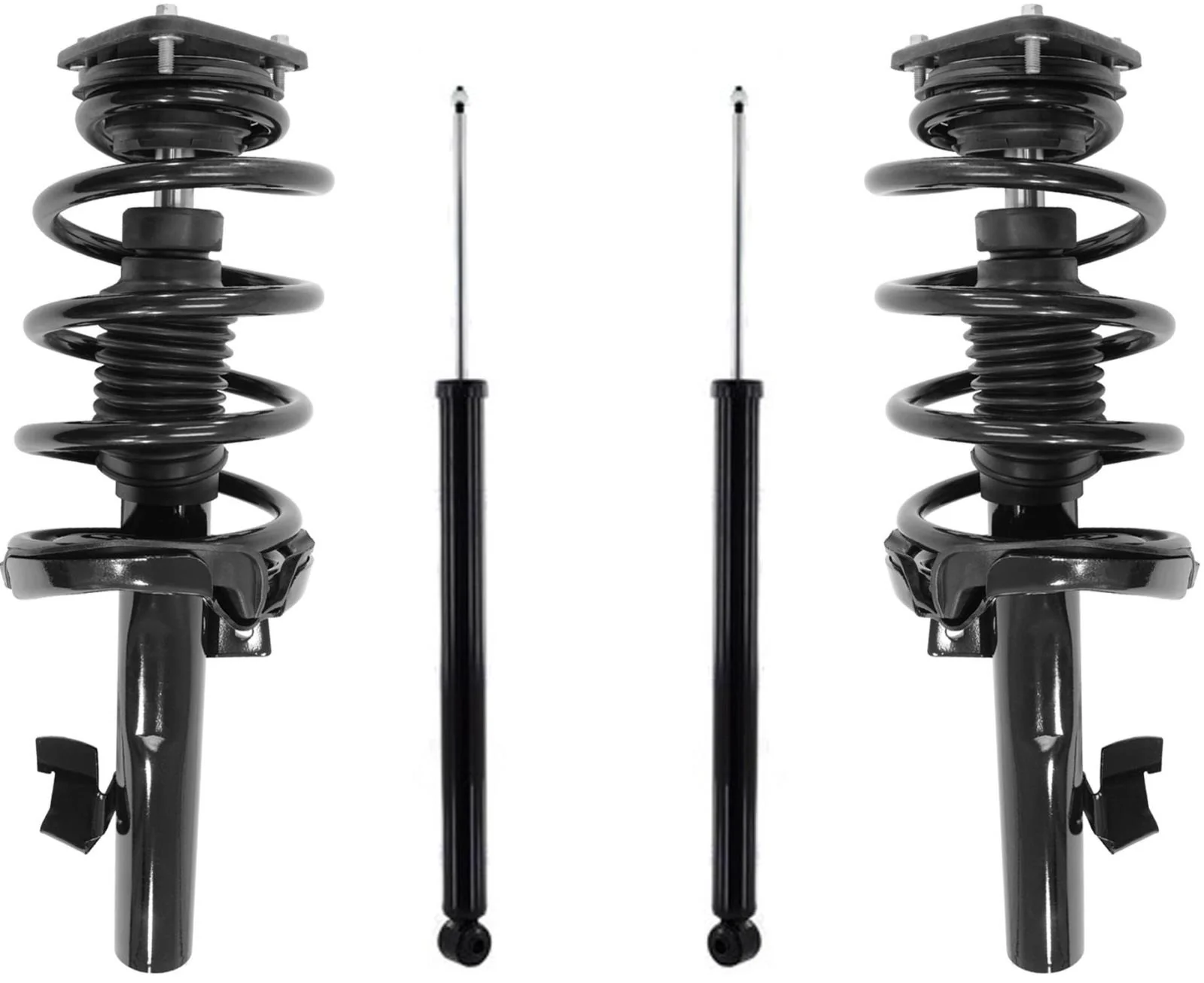 Front Complete Struts W/ Coil Spring & Rear Shocks For Volvo C30 2007-2013