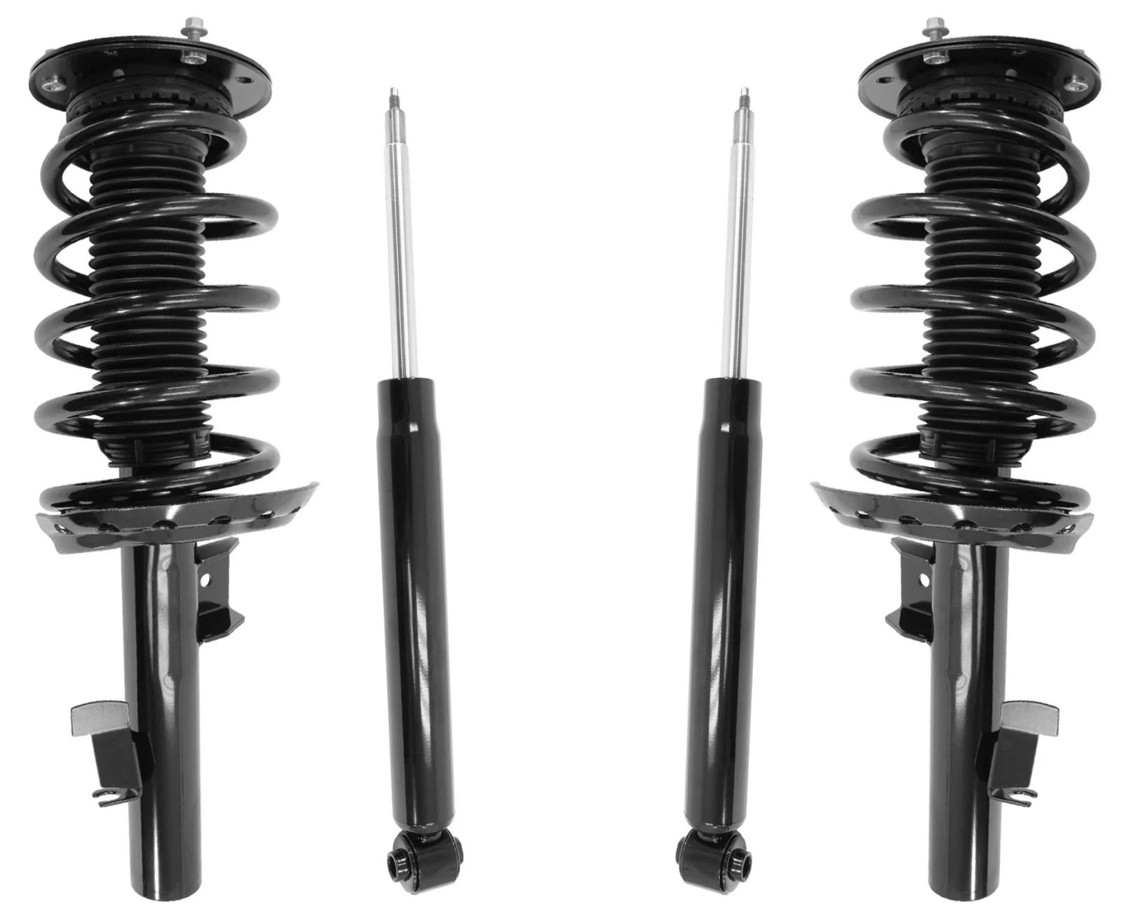 Front Complete Struts W/ Coil Springs & Rear Shocks For Volvo XC60 2010-2017