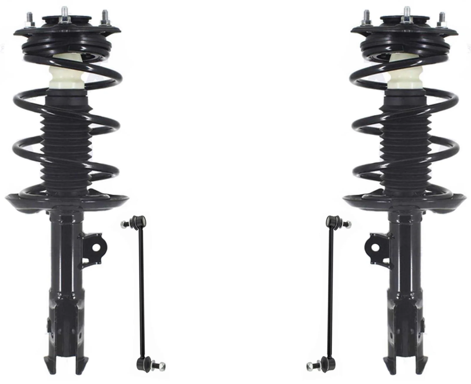 Front Complete Struts W/ Spring Assembly & Links For Toyota Corolla 2020-2024