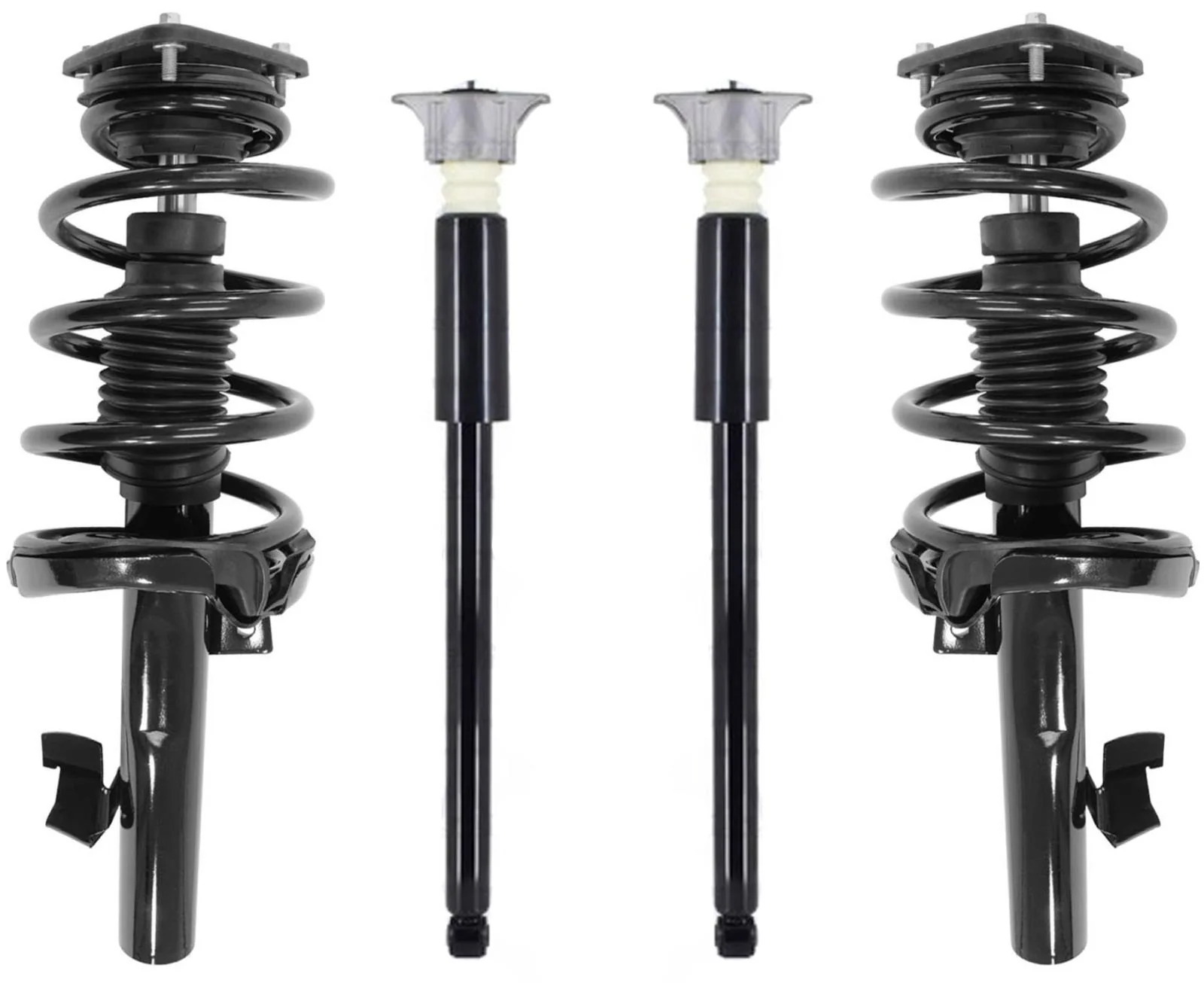 Front Complete Struts W/ Spring & Rear Complete Shocks For Volvo C30 2007-2013