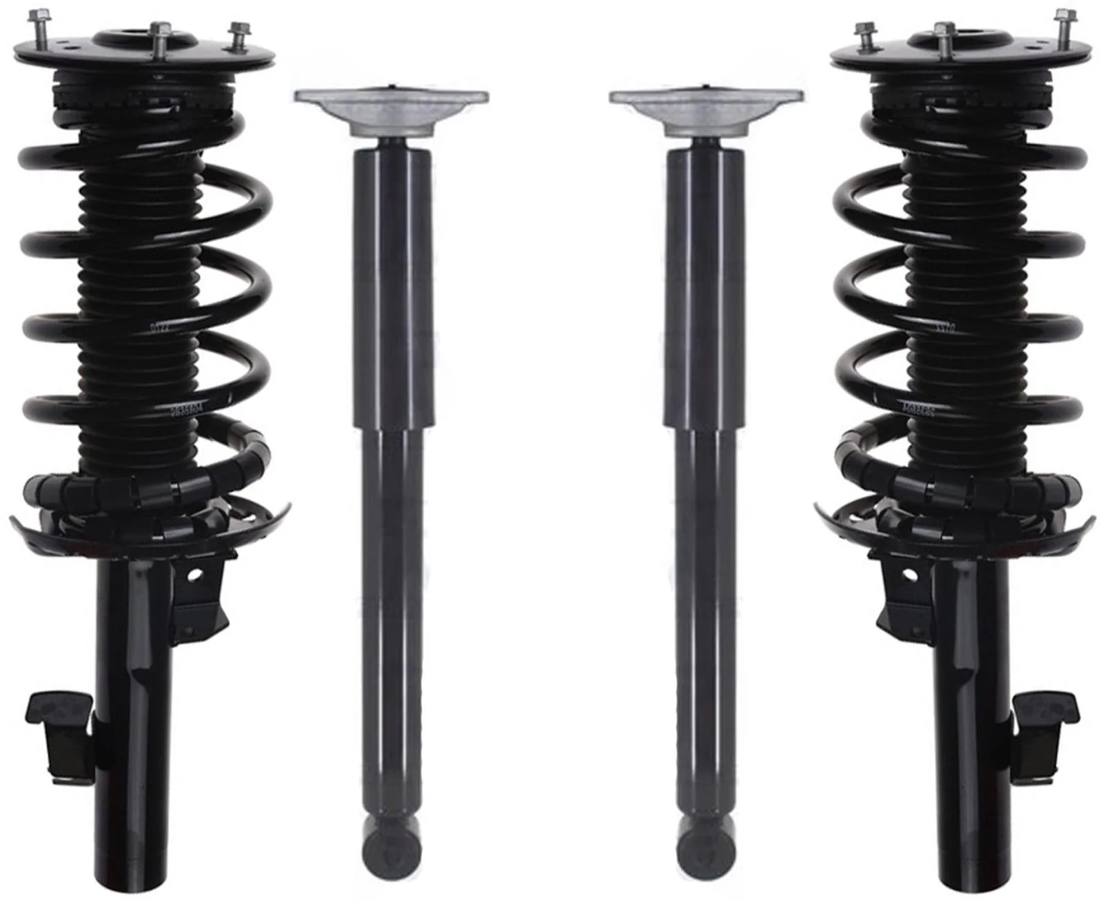 Front Complete Struts W/ Spring & Rear Complete Shocks For Volvo XC60 2010-2017