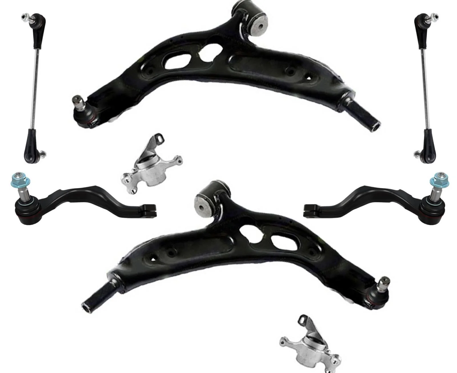 Front Control Arms Ball Joint Tie Rods Links For Mini Cooper Countryman 17-2019