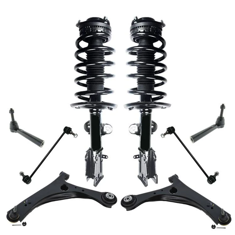 Front Control Arms Complete Coil Spring Struts for Volkswagen Routan S 2009-2010