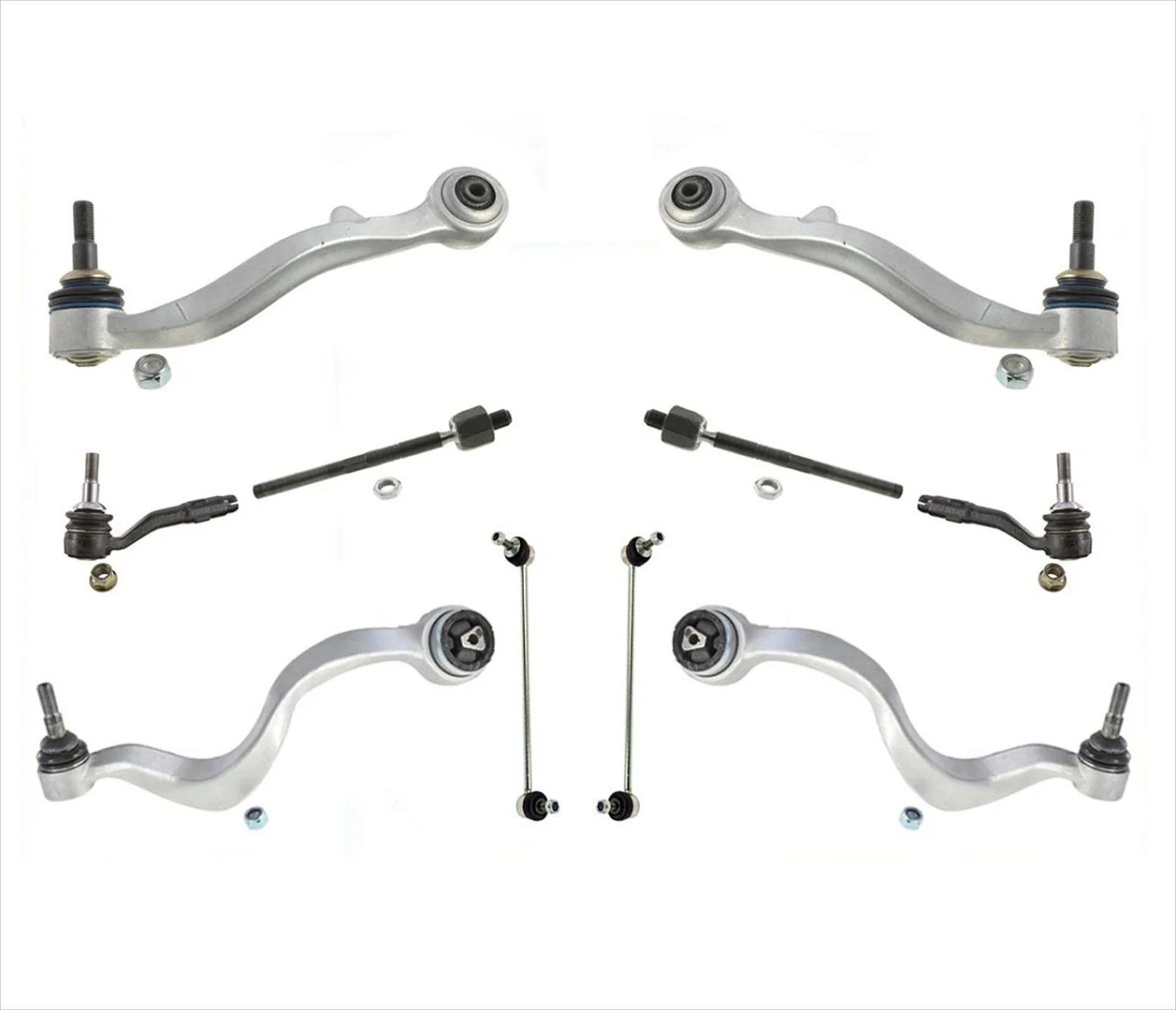 Front Control Arms Links & Tie Rods For BMW 04-05 645CI 06-09 650I Series