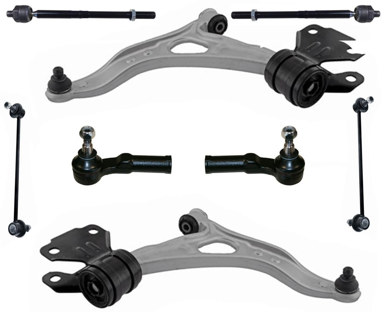 Front Control Arms Tie Rods Links For Transit Connect 20-23 Extended Whlbase