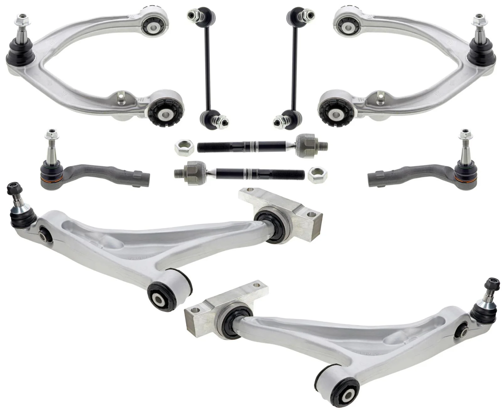 Front Control Arms W/ Ball Joints Tie Rods & Links For Volvo XC60 2018 22 2023