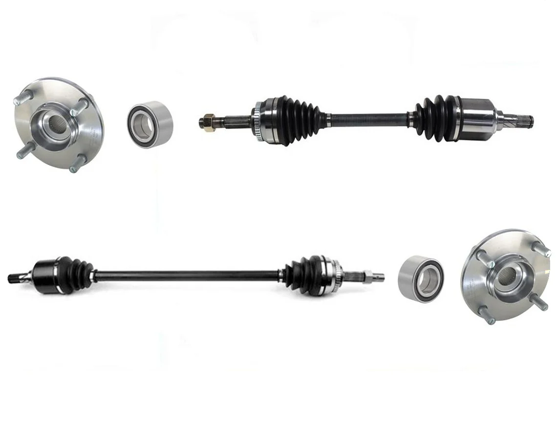 Front Complete CV Axle Shaft Hub Bearing Fits 2000-2006 Nissan Sentra 1.8