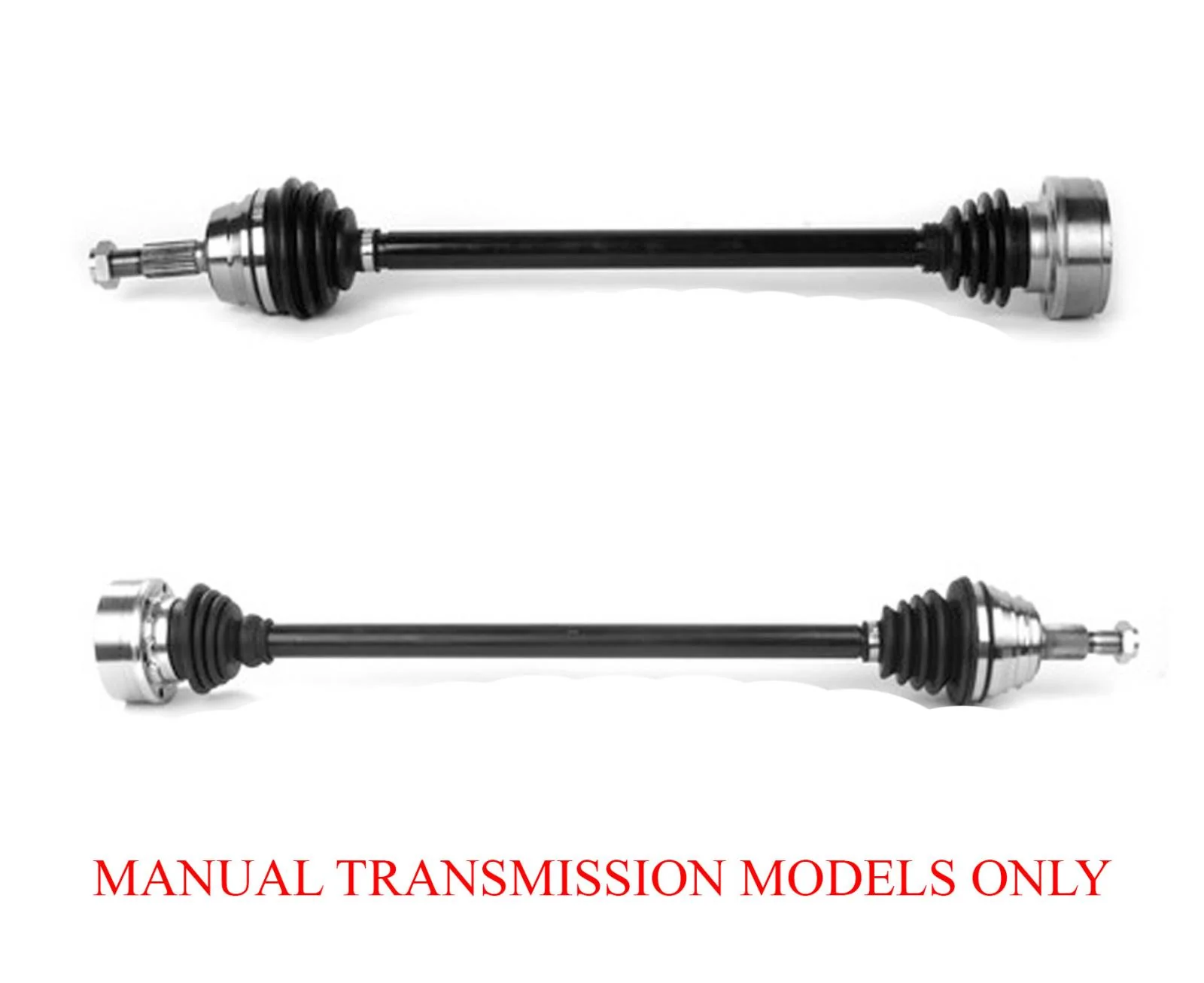 Front CV Drive Axle Shafts for 2006-2010 VW Beetle 2.5L Manual Transmission