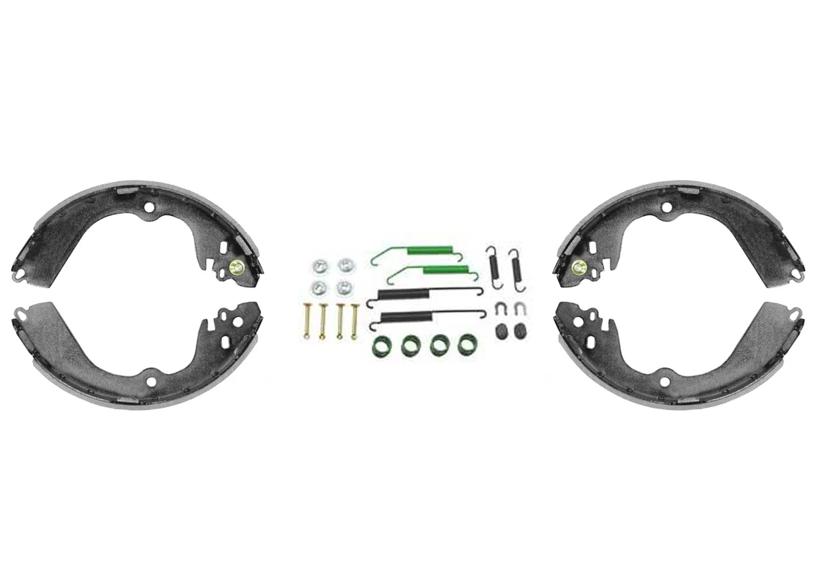 Front Disc Brake Pads & Brake Shoes & Springs For Nissan NV200 2013 2015 2021 - Image 3