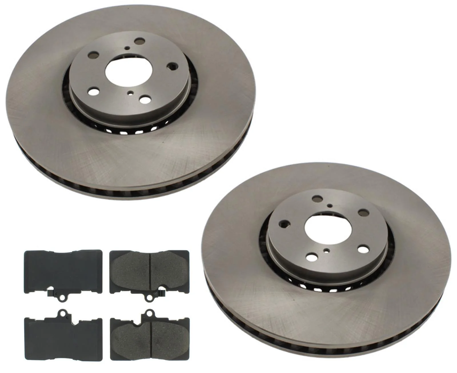 Front Disc Brake Rotors & Ceramic Brake Pads For Lexus GS460 2008-2011