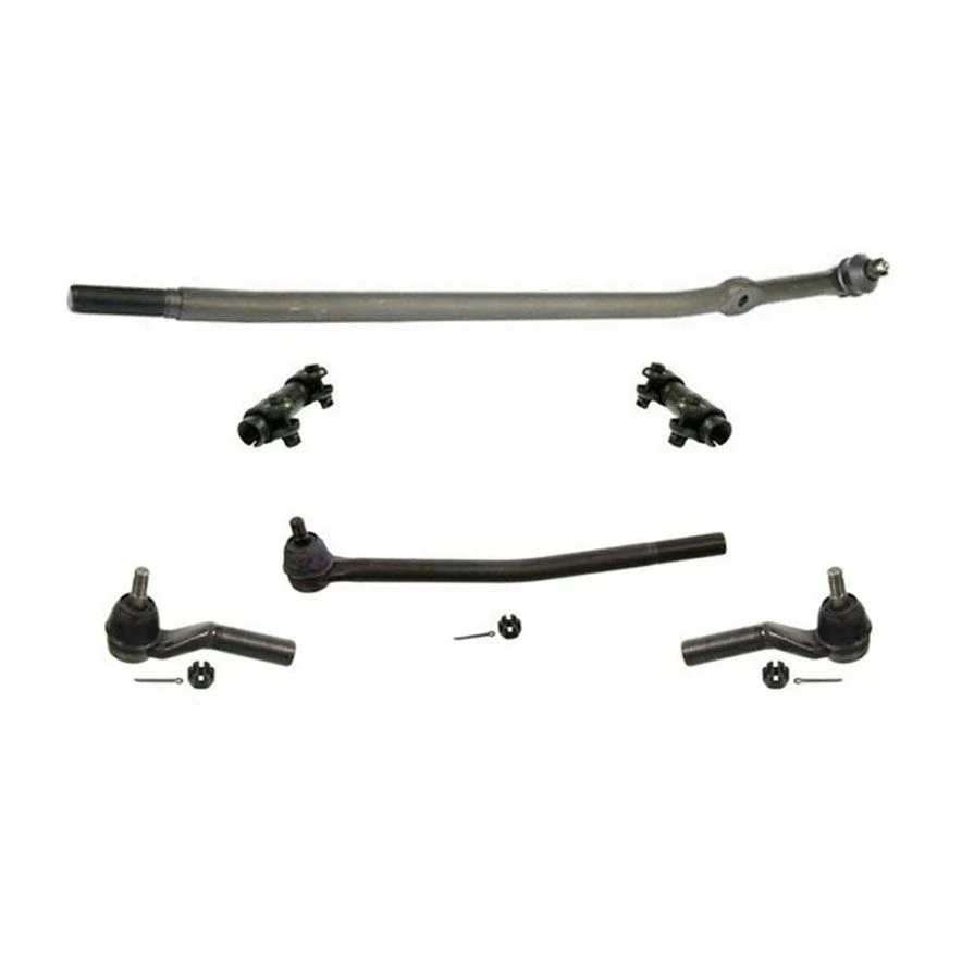 Front Drag Link Tie Rod & Sleeves For Ford E-150 E-250 E-350 2008 2009 2010 2014