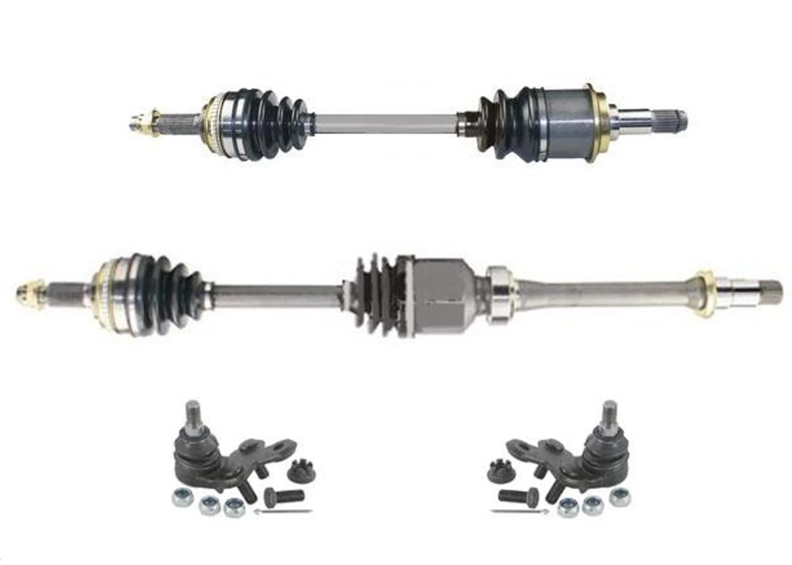 Front Driver & Passsenger Side CV Axle Shaft & Ball Joints For 97-01 ES300