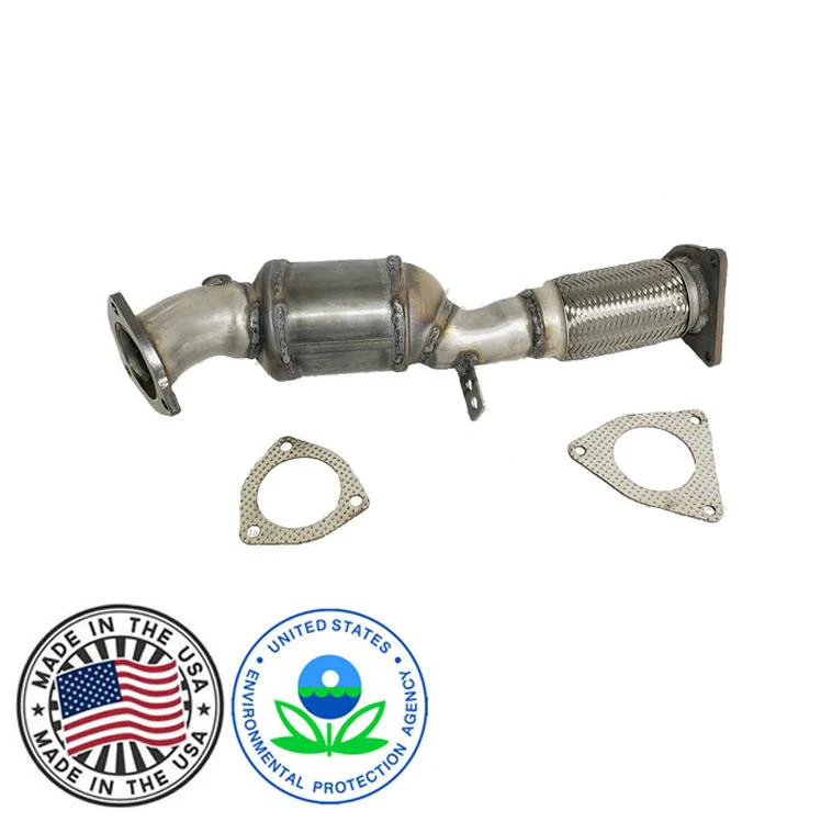 Front Drivers Side Flex Pipe Catalytic Converter for Audi Q7 4.2L Gasoline 07-10