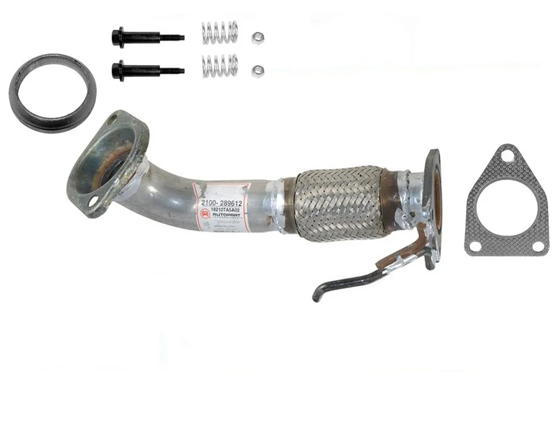 Front Flex Pipe After Converter For Honda Accord 2.4L 08-12 REF# 289612 US BUILT