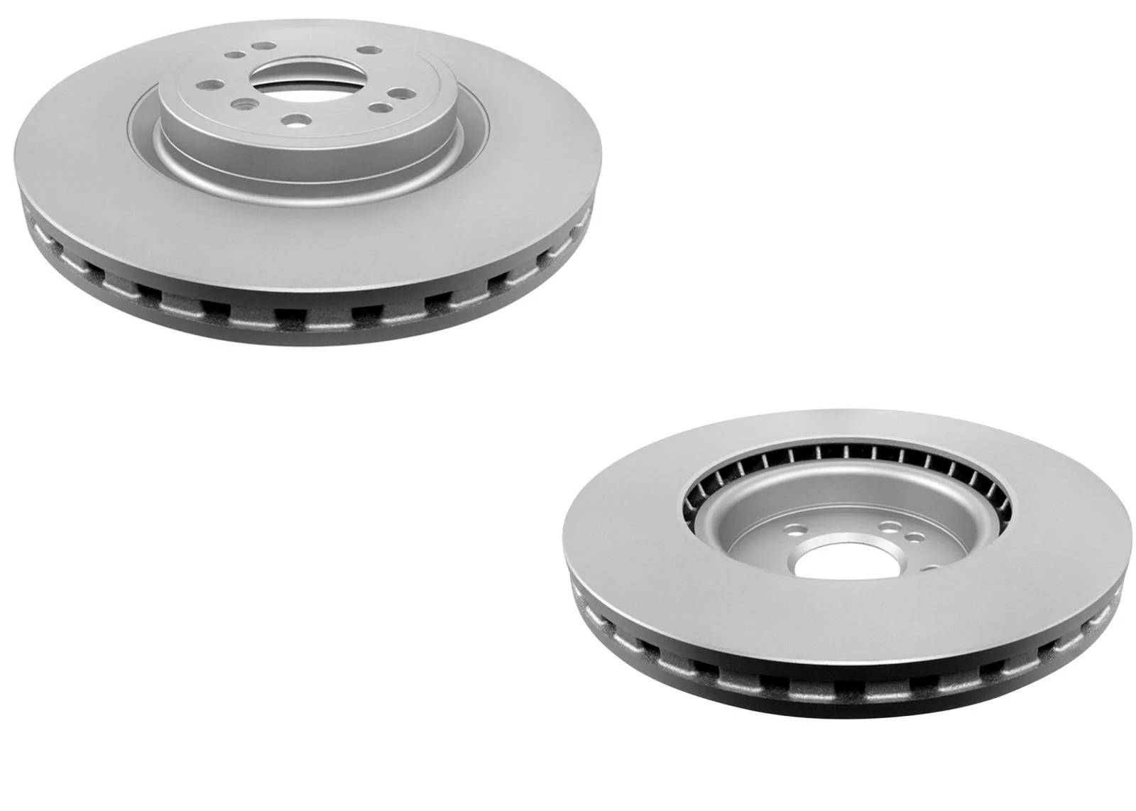 Front GEO Coated Brake Rotors & EPS Brake Pads For Mercedes Benz GLE350 16-18 - Image 2