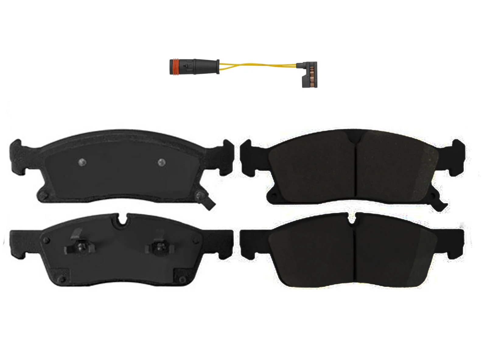 Front GEO Coated Brake Rotors & EPS Brake Pads For Mercedes Benz GLE350 16-18 - Image 3