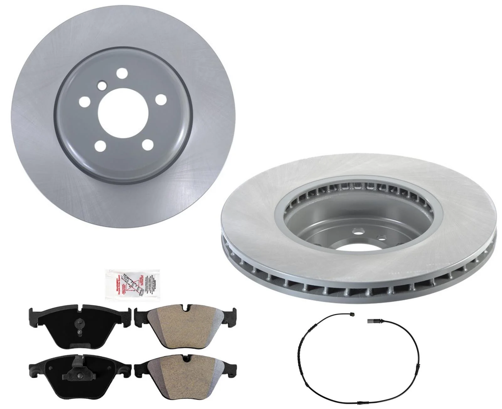 Front GEO Coated Carbon Disc Brake Rotors Disc Brake Pads for BMW 640i 12-16