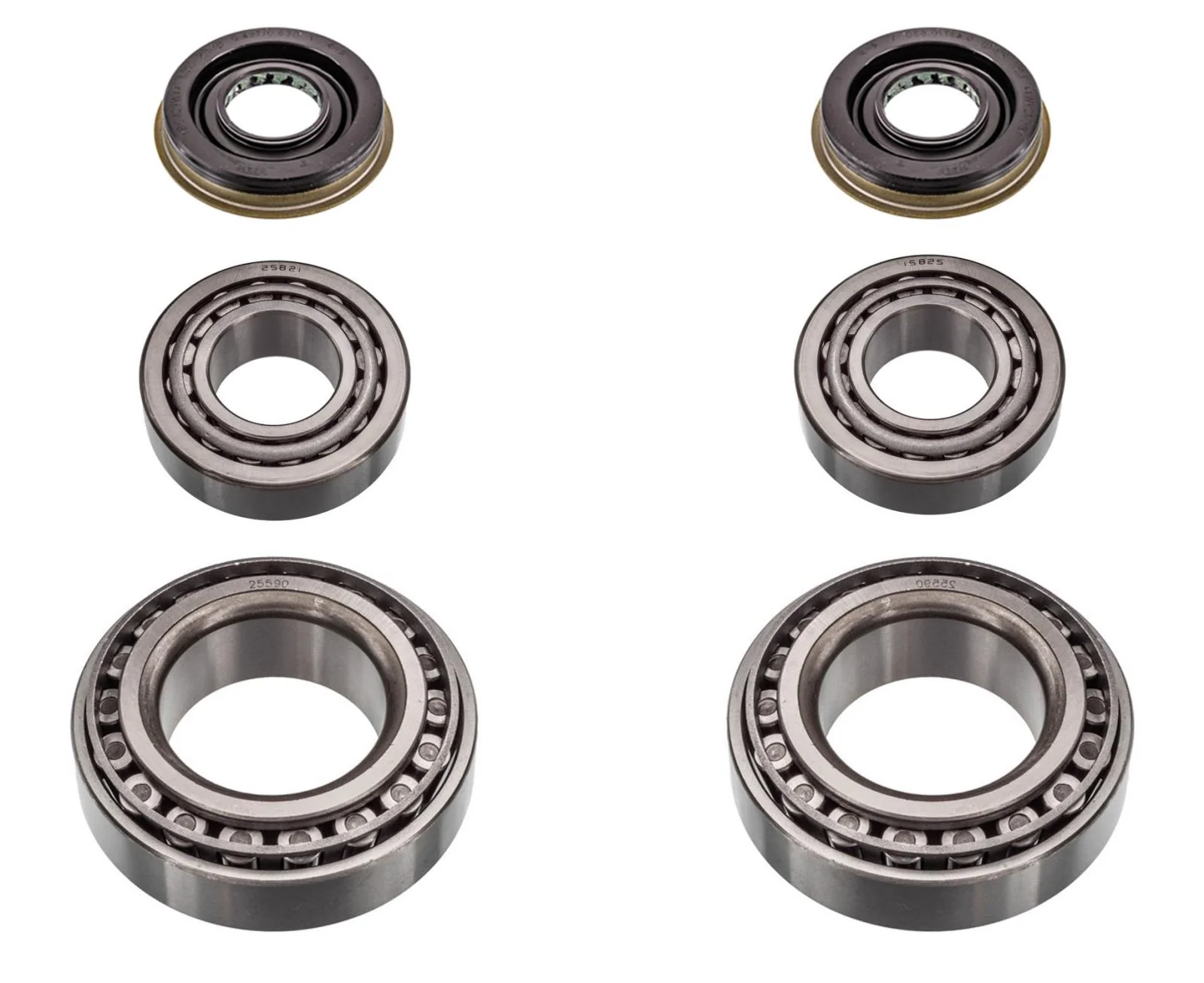 Front Inner and Outer Wheel Bearing w Seals For F-250 Rear Wheel Drive 2008-2022