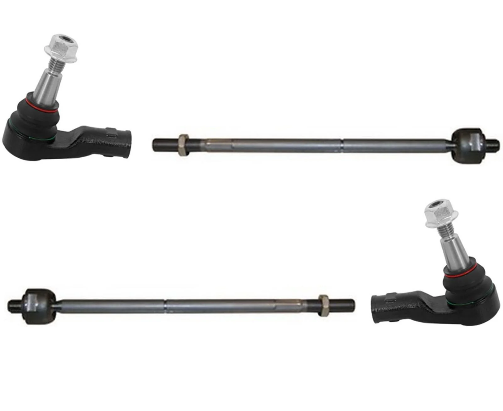 Front Inner & Outer Tie Rods Assembly For Land Rover LR4 2010-2016