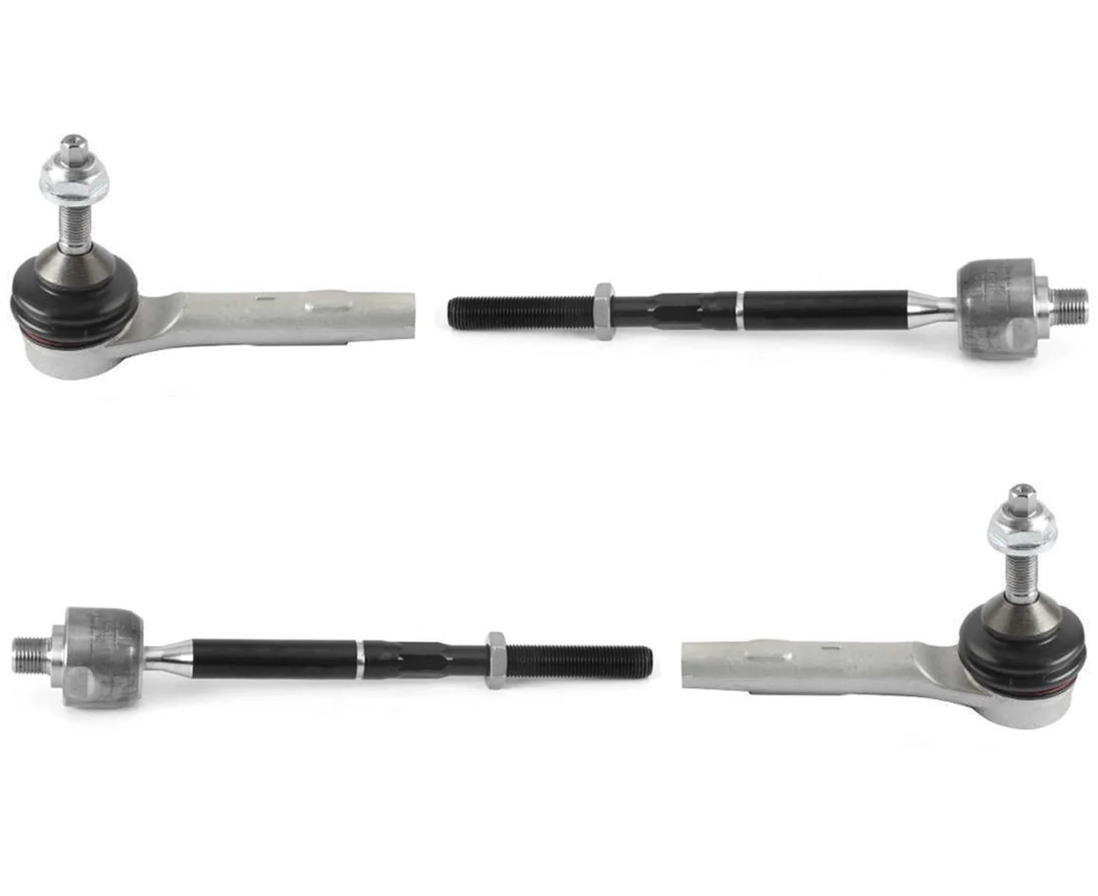 Front Inner & Outer Tie Rods Assembly For Tesla 3 2017 2018 2019 2020 2021 2023