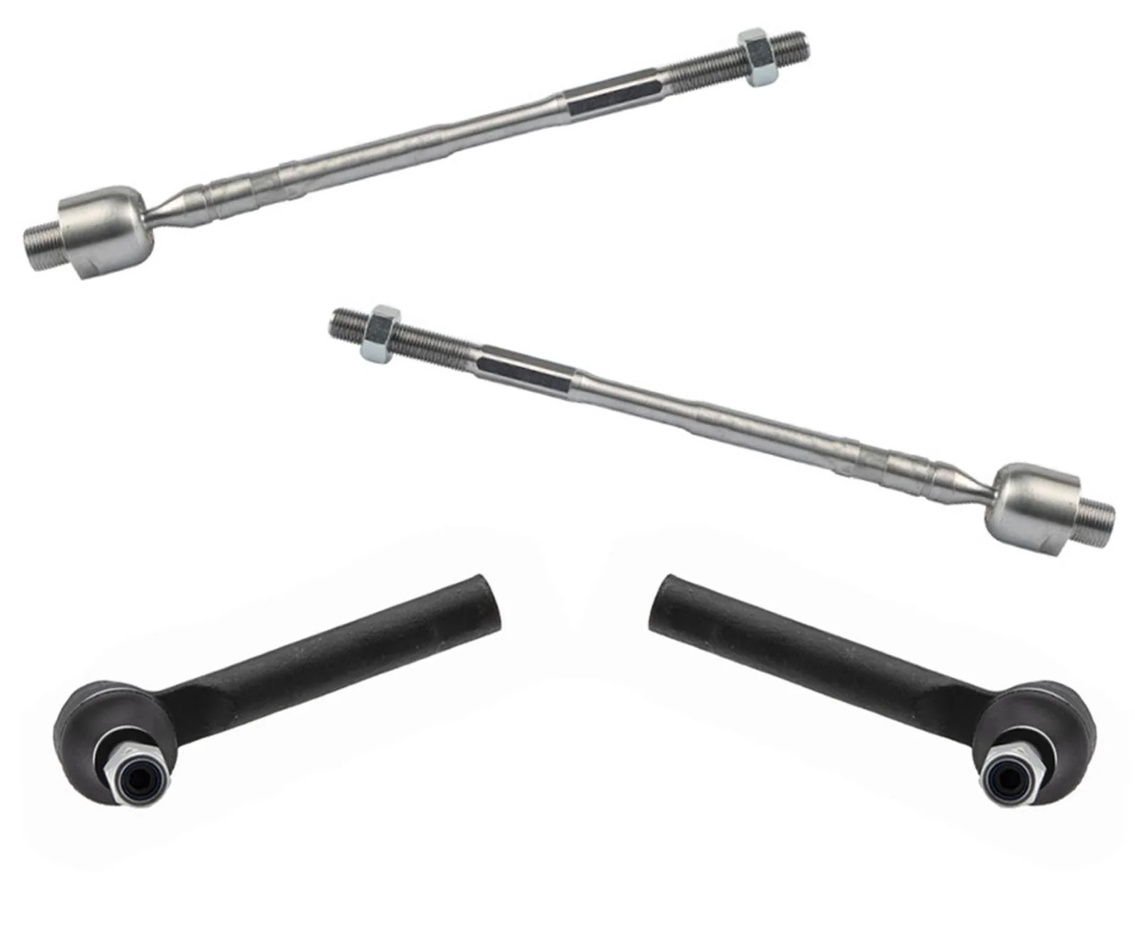 Front Inner & Outer Tie Rods For Subaru Forester 2019-2022 & Crosstrek 2019-2022