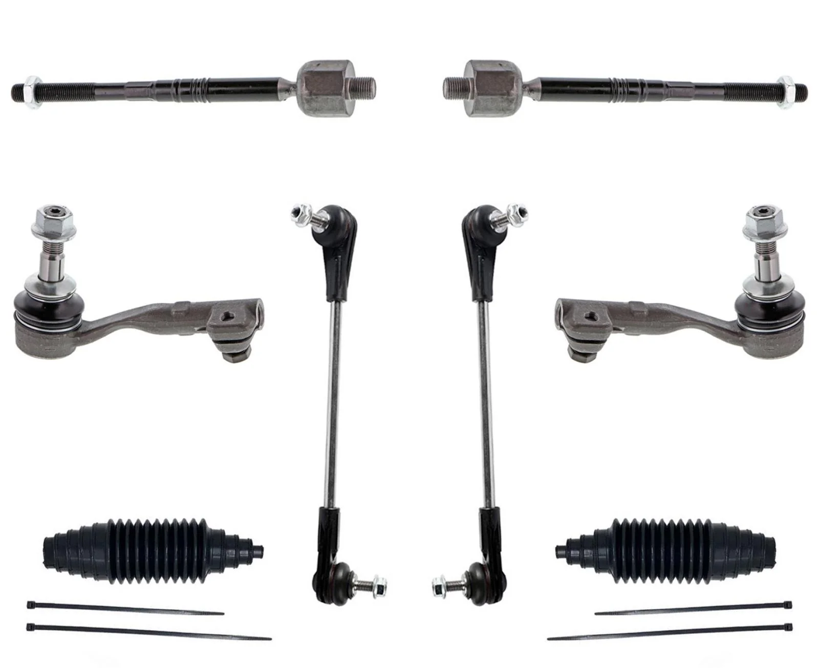 Front Inner Outer Tie Rods Sway Stabilizer Links For BMW 230i XDrive 2017-2021
