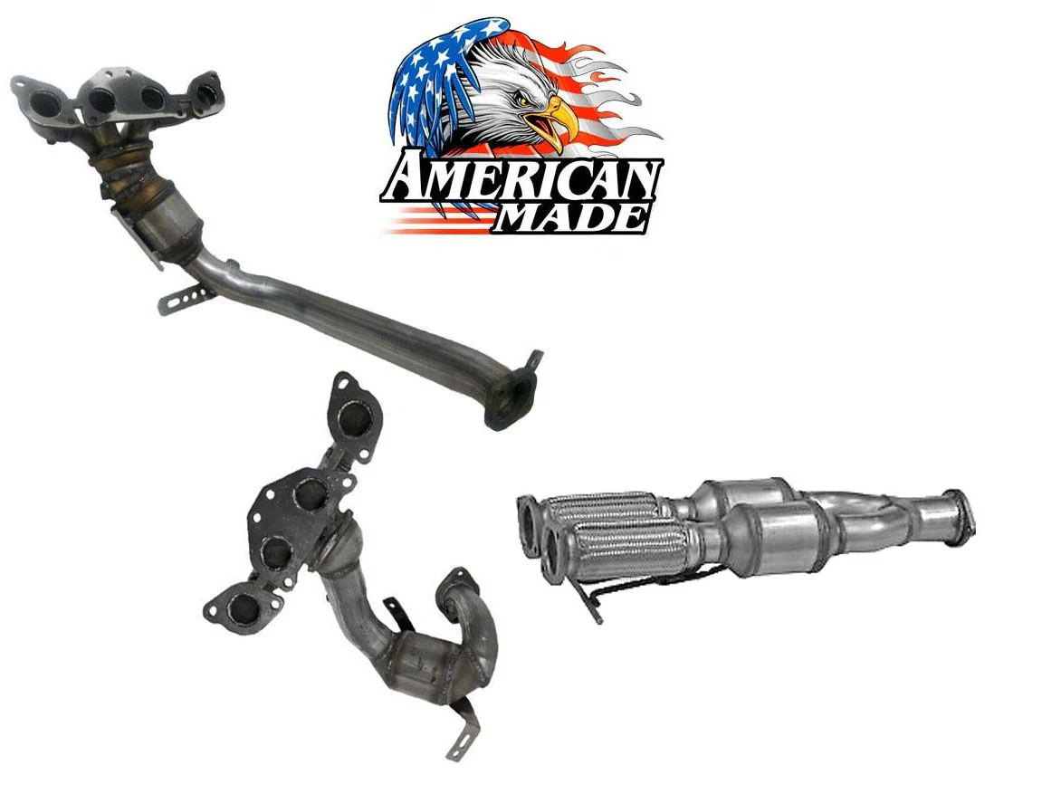 Front Left Right and Center 3pc Catalytic Converters for Volvo XC90 4.4L 05-11