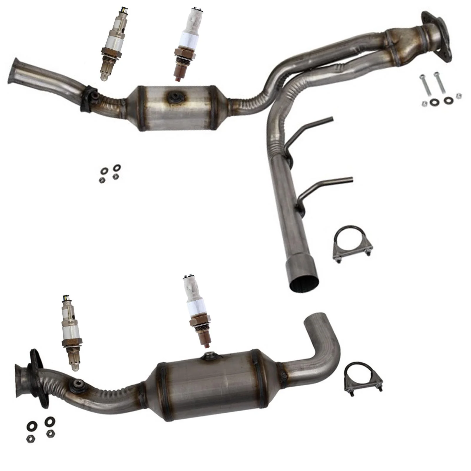 Front Left & Right Catalytic Converters for Ford F150 2018 2019 2020 3.3L V6