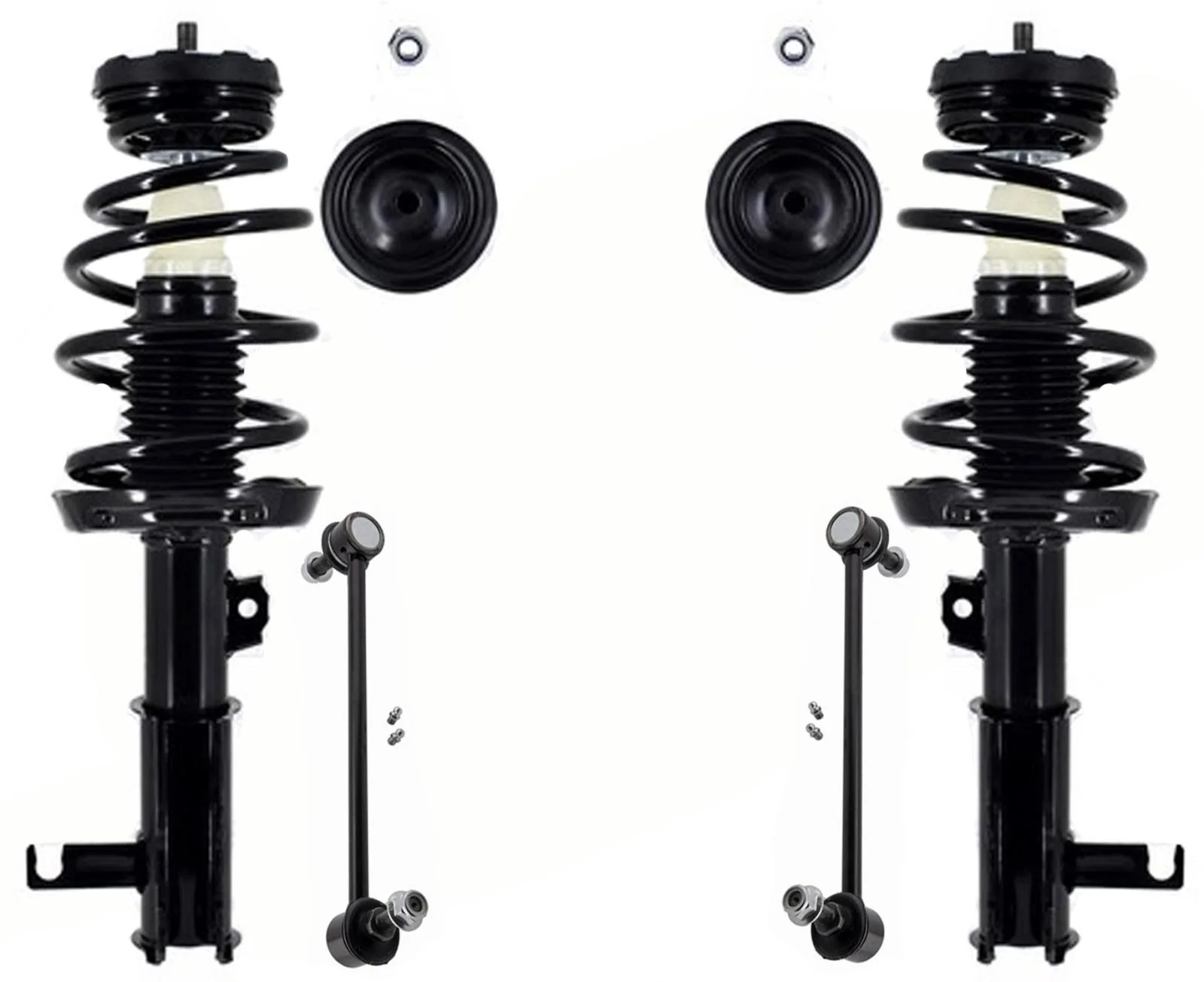 Front Left & Right Complete Struts Assembly & Links For Cadillac XTS 2013-2019