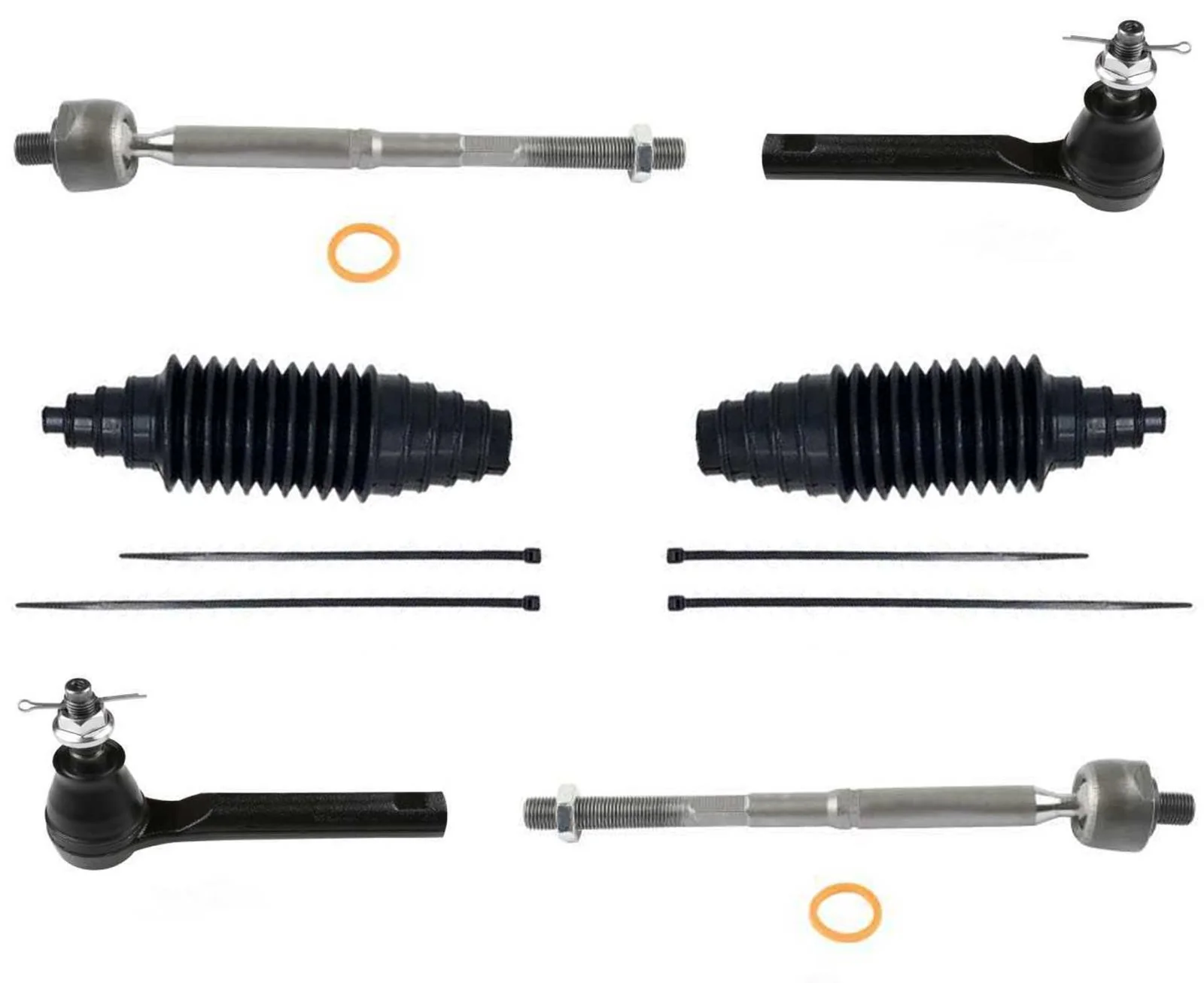 Front Left & Right Inner & Outer Tie Rods For Mazda CX-5 2017-2023