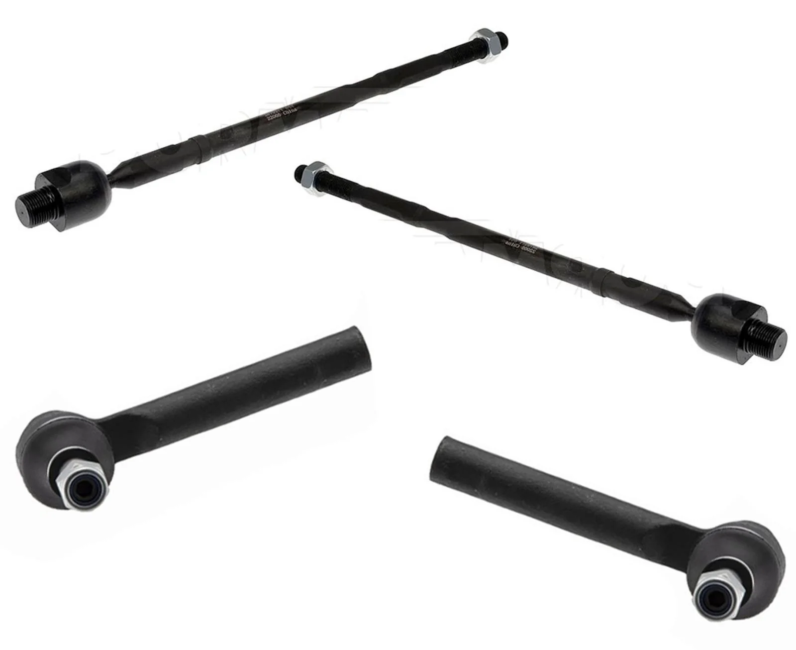 Front Left & Right Inner & Outer Tie Rods For Subaru Ascent 2019 2020 2022 2024