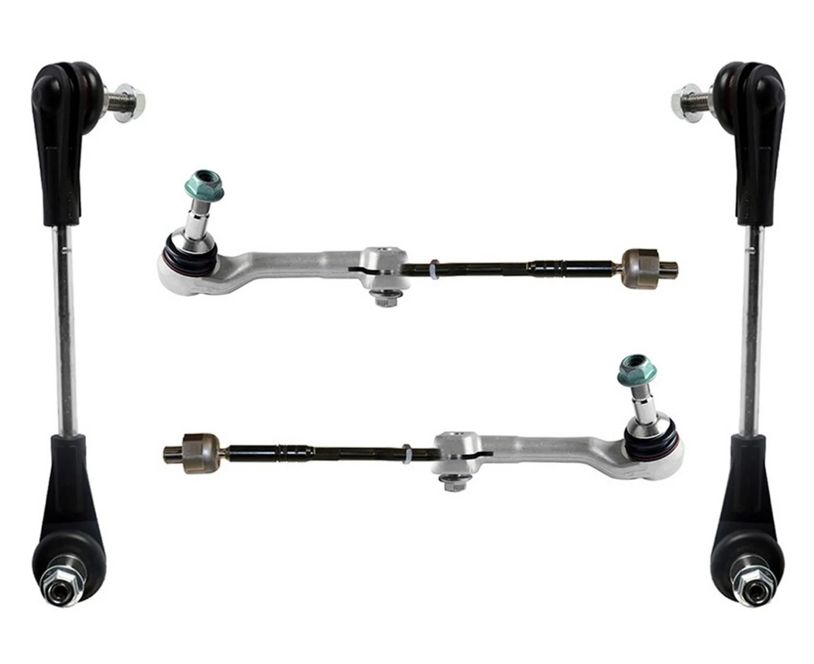 Front Left & Right Inner & Outer Tie Rods & Links For BMW I3 2014-2021