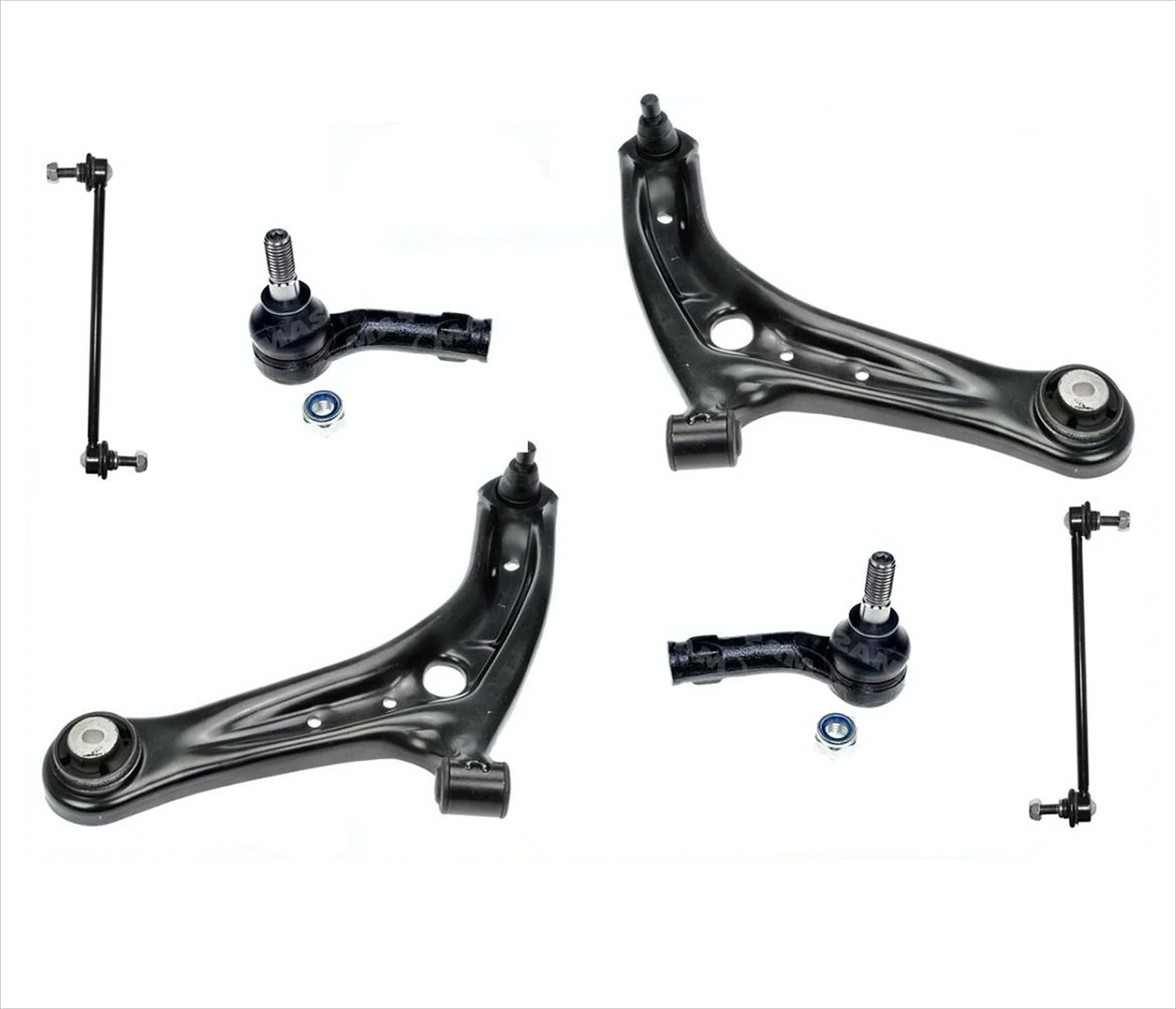 Front Left & Right Lower Control Arms Tie Rods & Links For Ford Fiesta 11-19