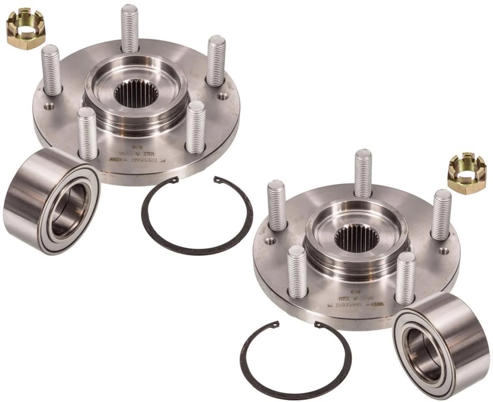 Front Left & Right Wheel Hub Bearing Kit For Hyundai Tucson 2010-2015