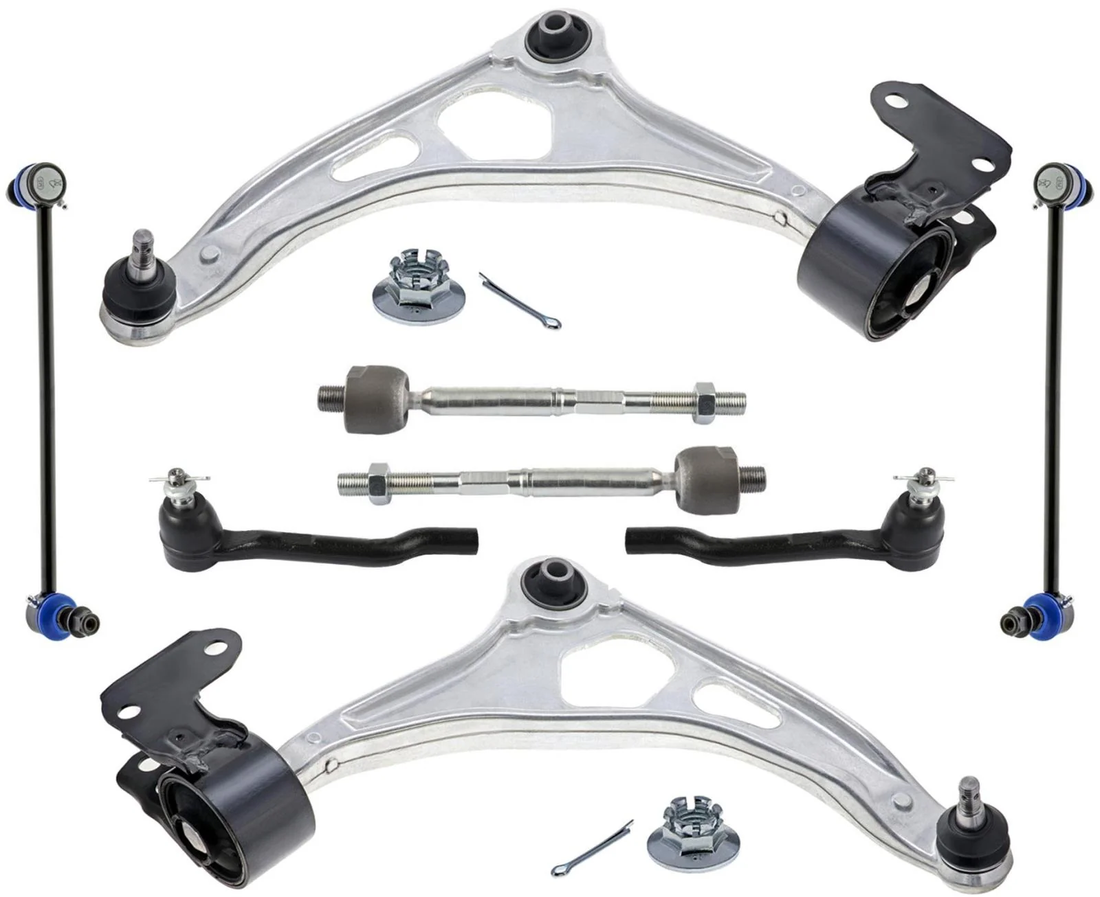 Front Lower Control Arms Ball Joint Tie Rods & Links For Honda Odyssey 2018-2025
