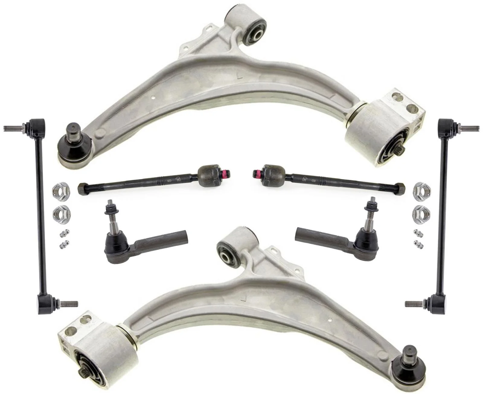 Front Lower Control Arms Ball Joints Tie Rods & Links For Chevrolet Volt 11-15