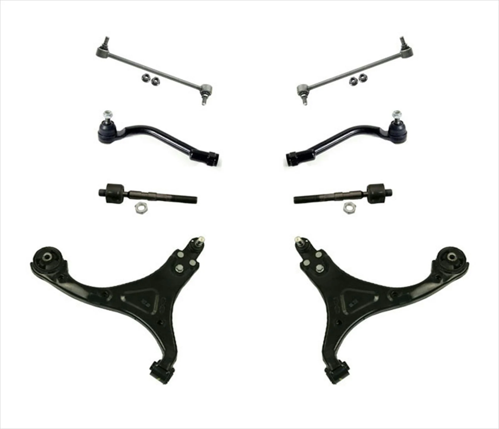 Lower Control Arms Tie Rods & Links For Sonata 2011-2014 W/O Sport Suspension