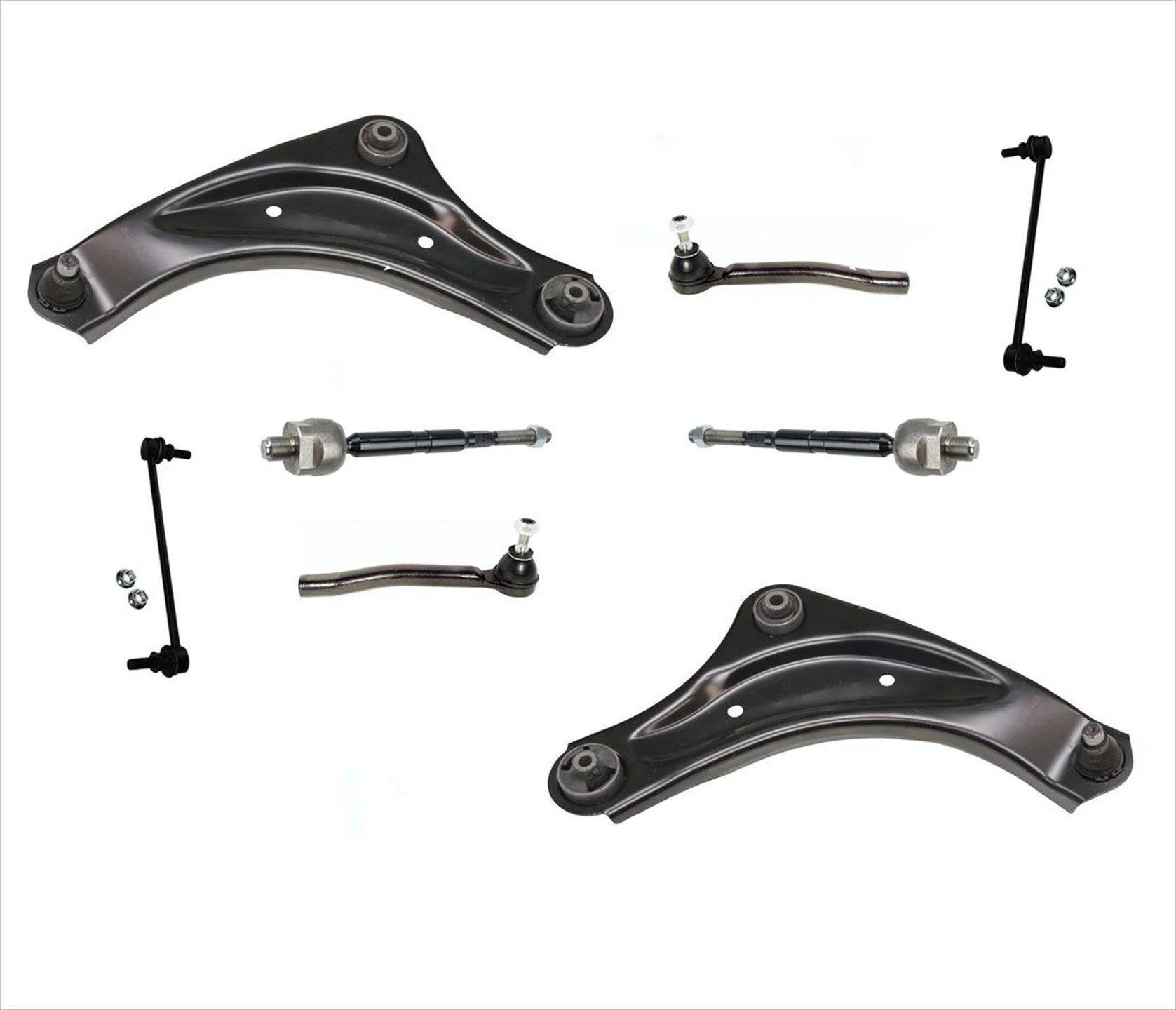Front Lower Control Arms Tie Rods & Links For Nissan Juke 2011 12 13 14 15 2017