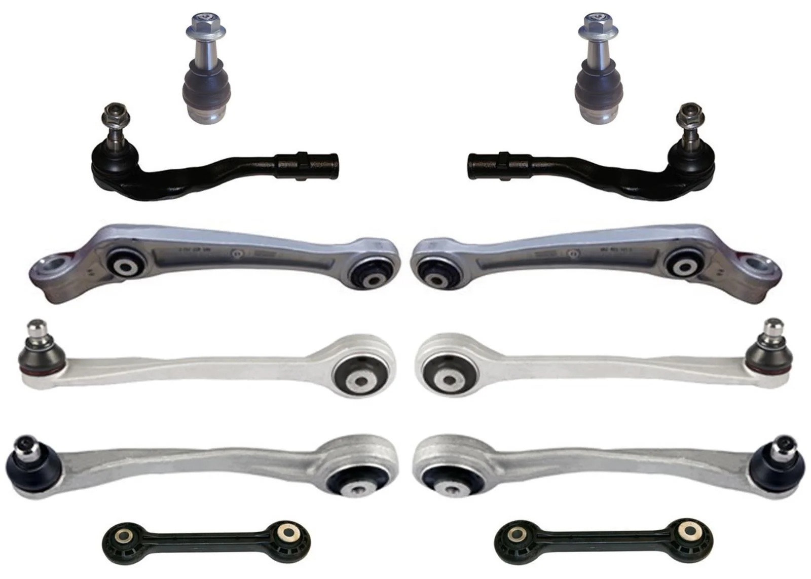 Front Lower & Upper Control Arms 10Pc Kit fits for Audi A4 13-15 A5 13-14