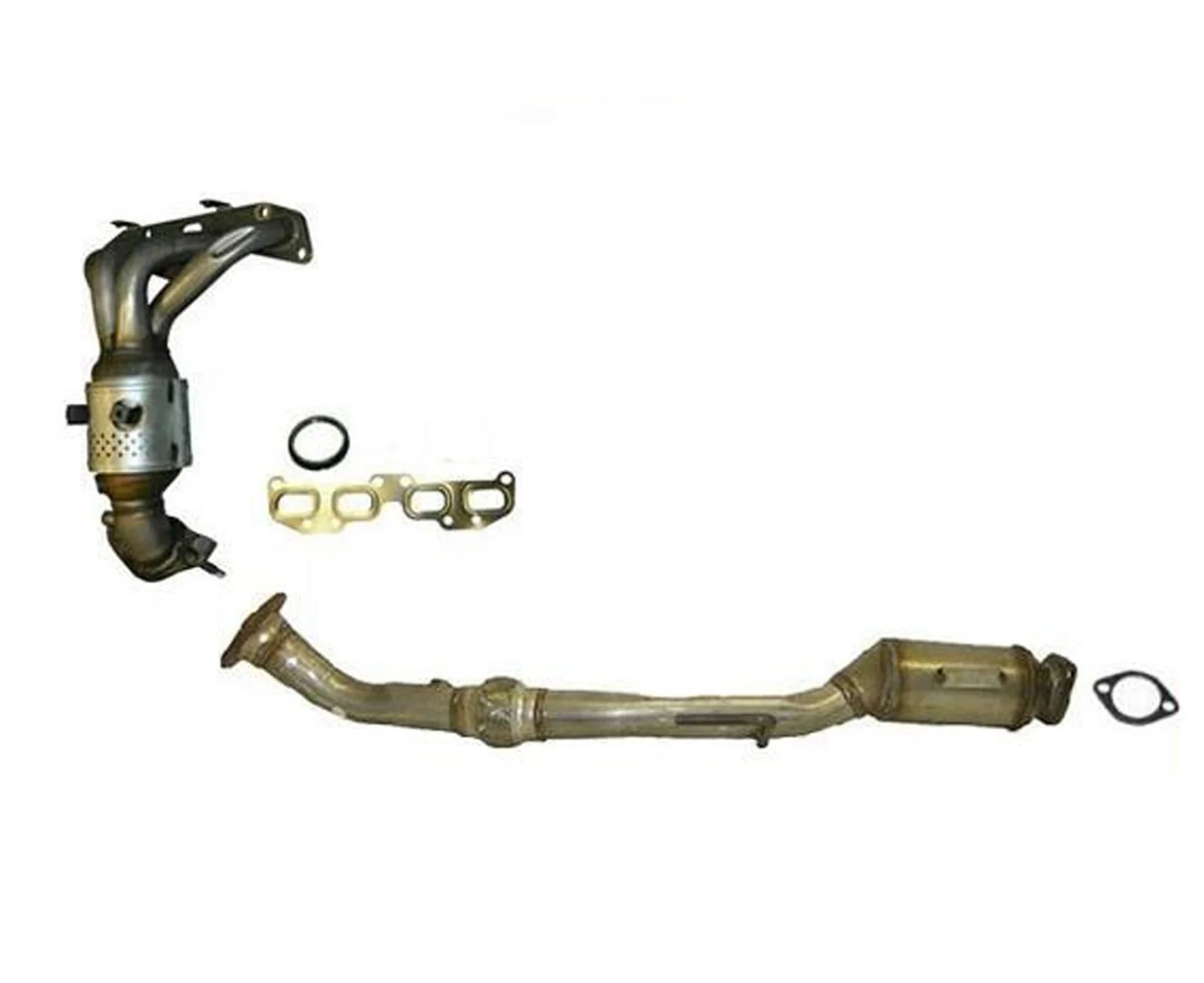 Front Manifold and Rear MADE IN USA Converters for Nissan Altima 2.5L 02-04