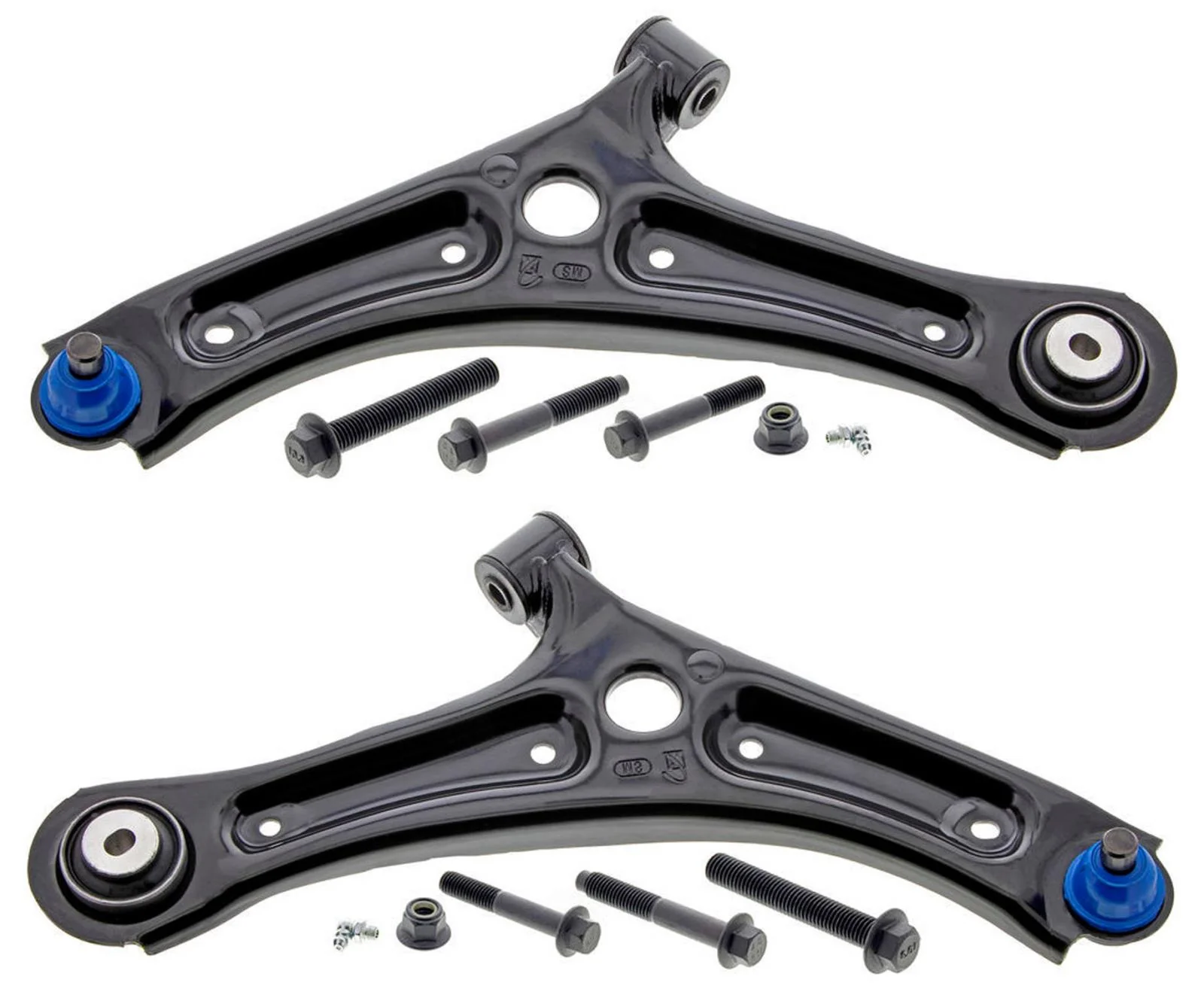 Front MEVOTECH Lower Control Arms W/ Ball Joints For Ford Ecosport 2018-2022