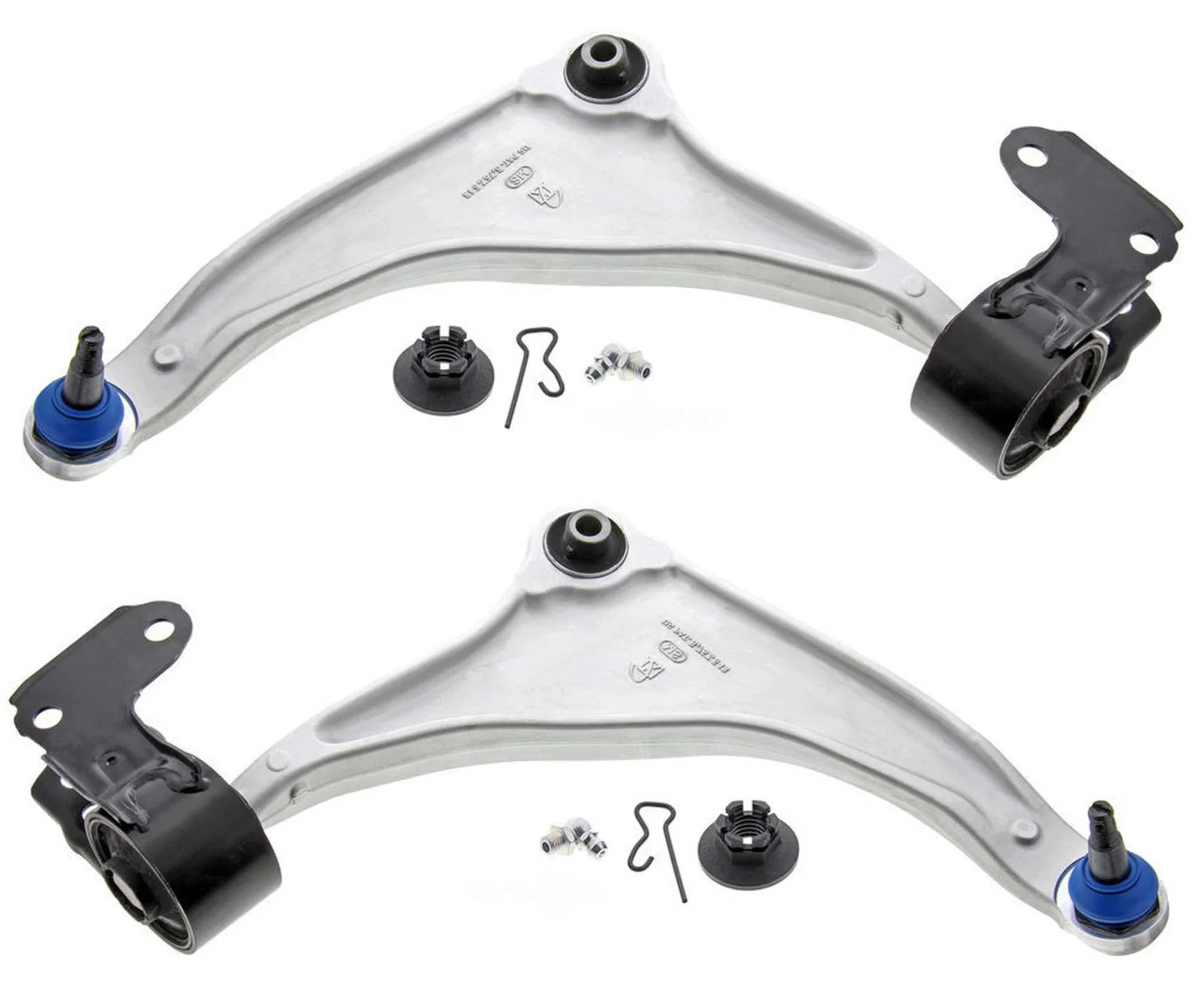 Front Mevotech Lower Control Arms W/ Ball Joints For Honda Odyssey 2018-2022