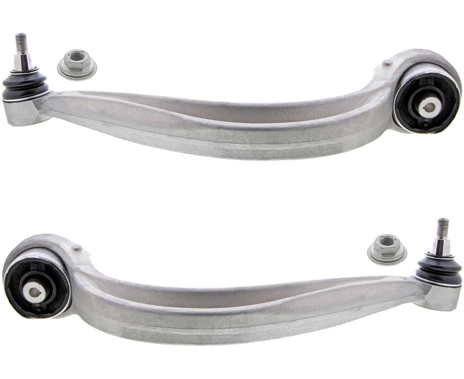 Front Mevotech Lower Rearward Control Arms W/ Ball Joints For Audi Q7 2017-2021